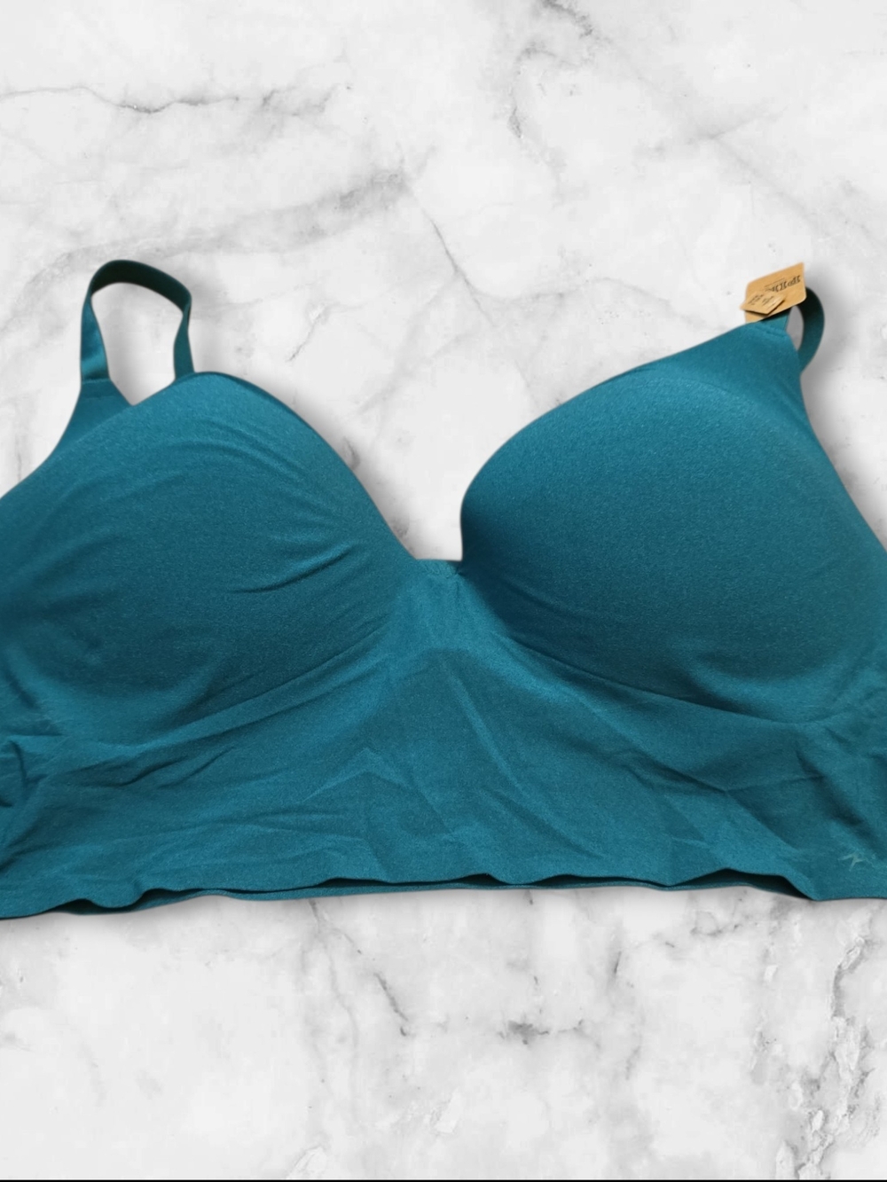 PINK Victoria's Secret Green Wireless Seamless Pushup Bra